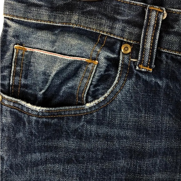 PRPS Japanese Selvedge Donwan Harrell Jeans Straight Button Blue Men 34 - Picture 4 of 8